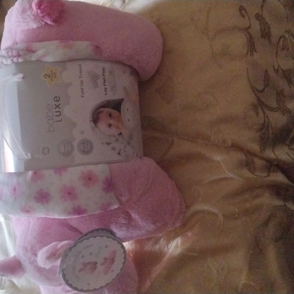 2pc set cuddle pillow and baby blanket hippopotamus - Picture 4 of 5